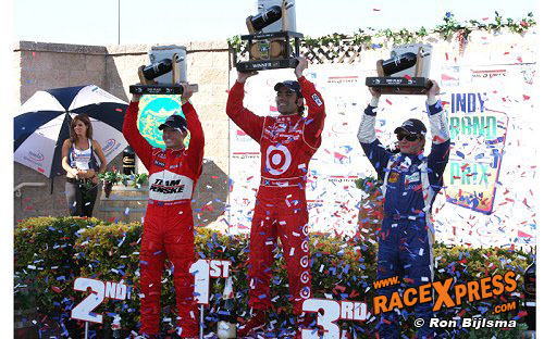 Podium Indy Car GP Sonoma